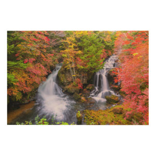 Waterfalls Faucet Waterfalls Nikko Japan Fall Wood Wall Art