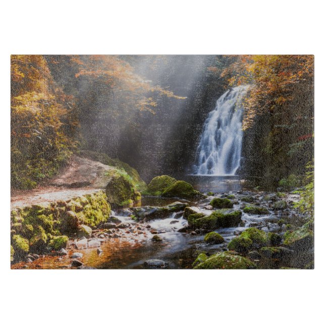 Waterfalls | Gleno, Northern Ireland Cutting Board (Front)