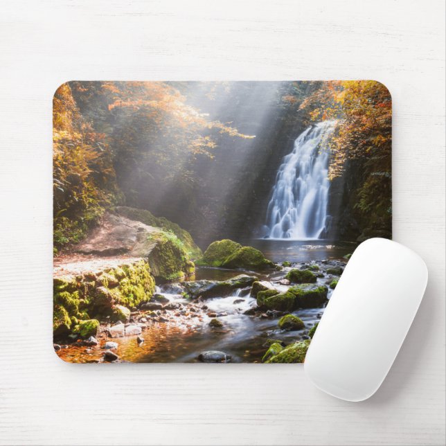 Waterfalls | Gleno, Northern Ireland Mouse Pad (With Mouse)