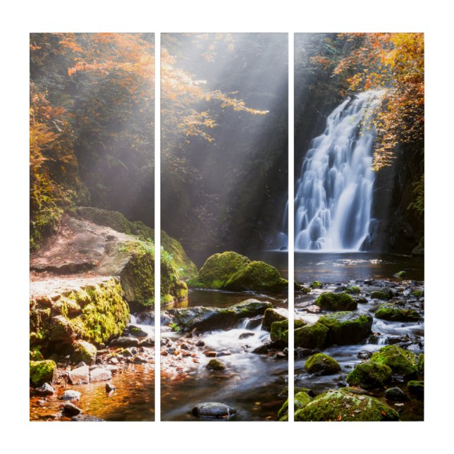 Waterfalls | Gleno, Northern Ireland Triptych (Front)