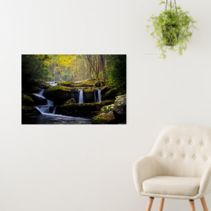Waterfalls   Great Smoky Mountain National Park Foam Board