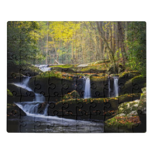 Waterfalls Great Smoky Mountain National Park Jigsaw Puzzle