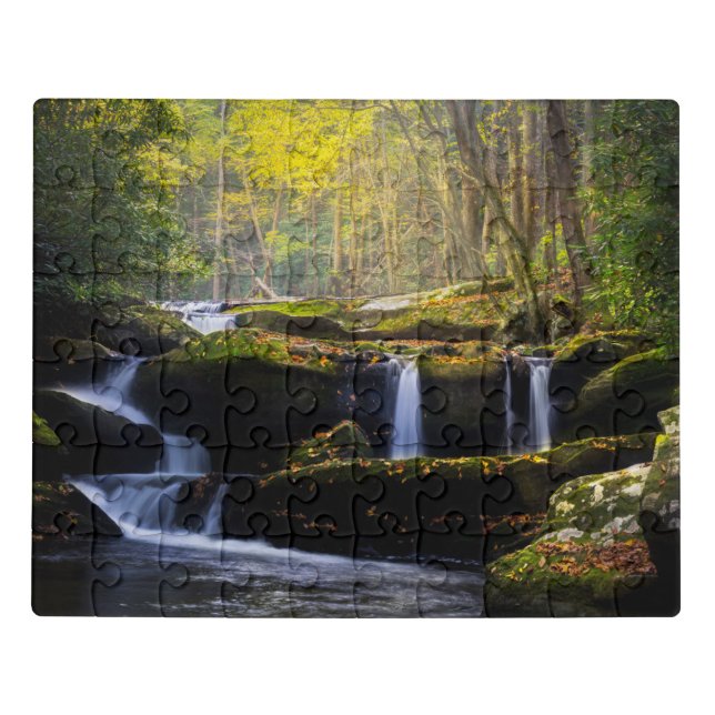 Waterfalls | Great Smoky Mountain National Park Jigsaw Puzzle (Puzzle Horizontal)