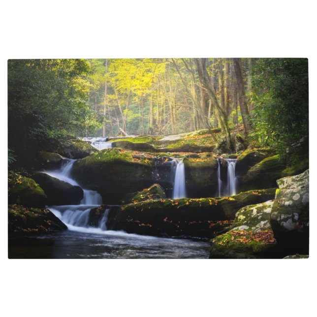 Waterfalls | Great Smoky Mountain National Park Metal Print (Front)