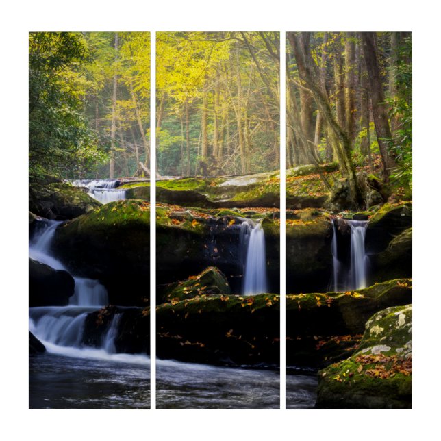Waterfalls | Great Smoky Mountain National Park Triptych (Front)