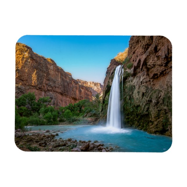 Waterfalls | Havasu Falls at Sunset Magnet (Horizontal)