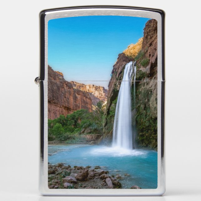 Waterfalls | Havasu Falls at Sunset Zippo Lighter (Front)