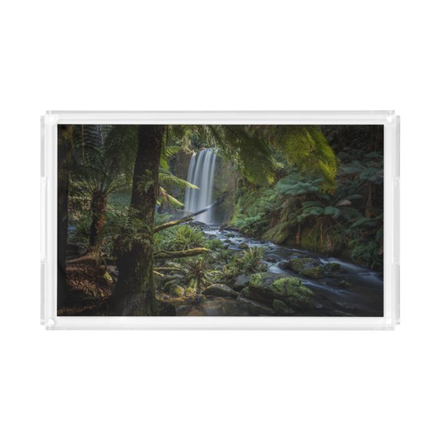 Waterfalls | Hopetoun Falls, New Zealand Acrylic Tray (Front)