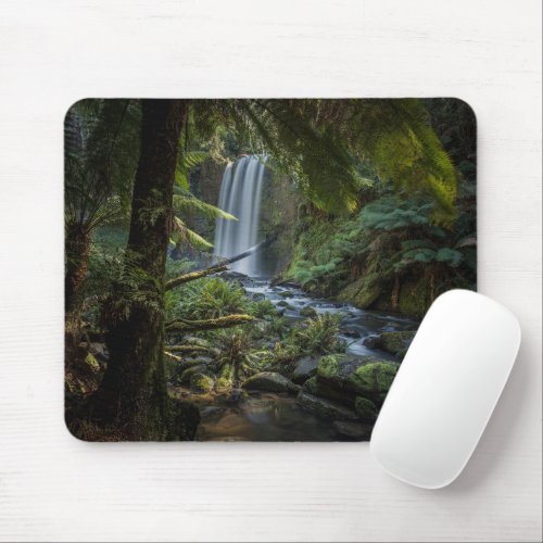 Waterfalls  Hopetoun Falls New Zealand Mouse Pad