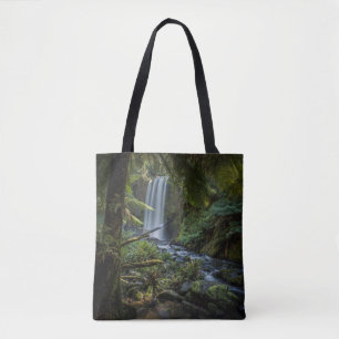 Waterfalls   Hopetoun Falls, New Zealand Tote Bag