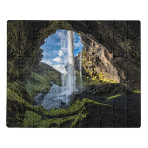 Waterfalls   Icelandic Waterfall Jigsaw Puzzle
