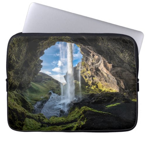 Waterfalls  Icelandic Waterfall Laptop Sleeve