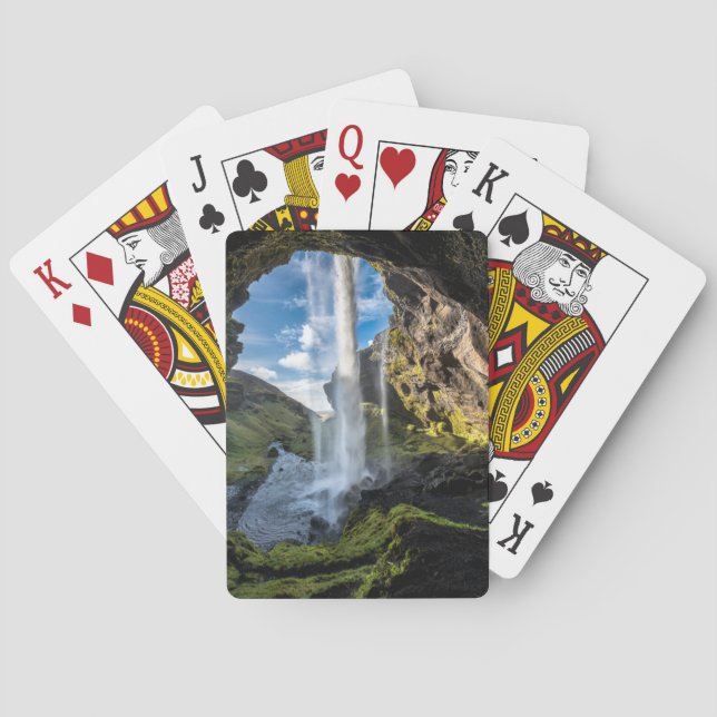 Waterfalls | Icelandic Waterfall Poker Cards (Back)