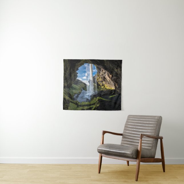 Waterfalls | Icelandic Waterfall Tapestry (In Situ (Horizontal))