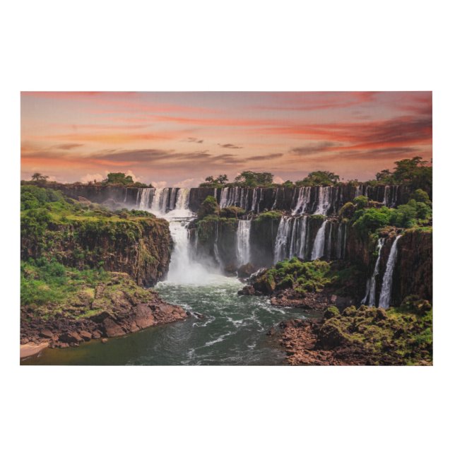 Waterfalls | Iguacu National Park Faux Canvas Print (Front)