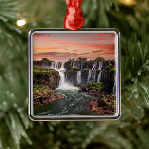 Waterfalls   Iguacu National Park Metal Ornament