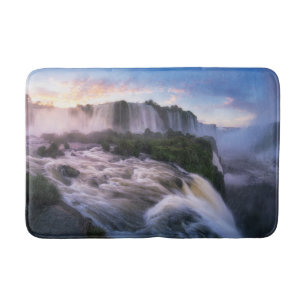 Waterfalls   Iguazu Waterfall, Brazil Bath Mat