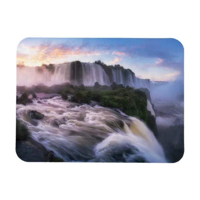 Waterfalls Iguazu Waterfall, Brazil Magnet Zazzle