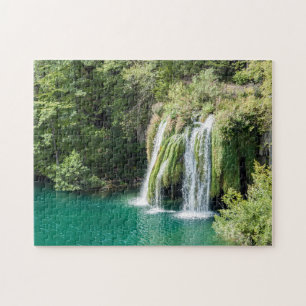 Waterfalls in Plitvice National Park - Croatia Jigsaw Puzzle