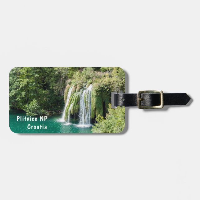 Waterfalls in Plitvice National Park - Croatia Luggage Tag (Front Horizontal)
