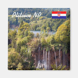 Waterfalls in Plitvice National Park - Croatia Magnet