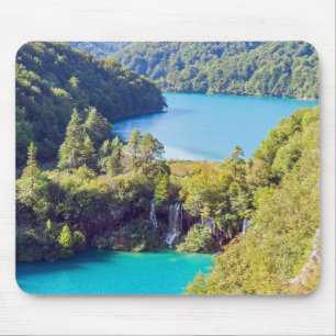 Waterfalls in Plitvice National Park - Croatia Mouse Pad