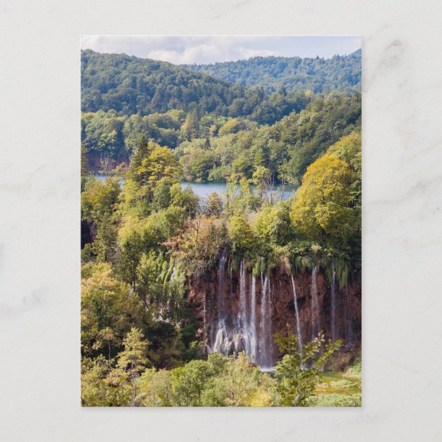 Waterfalls in Plitvice National Park - Croatia Postcard (Front)