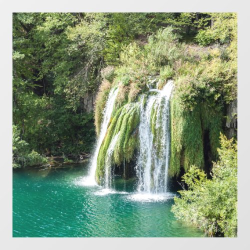 Waterfalls in Plitvice National Park _ Croatia Window Cling