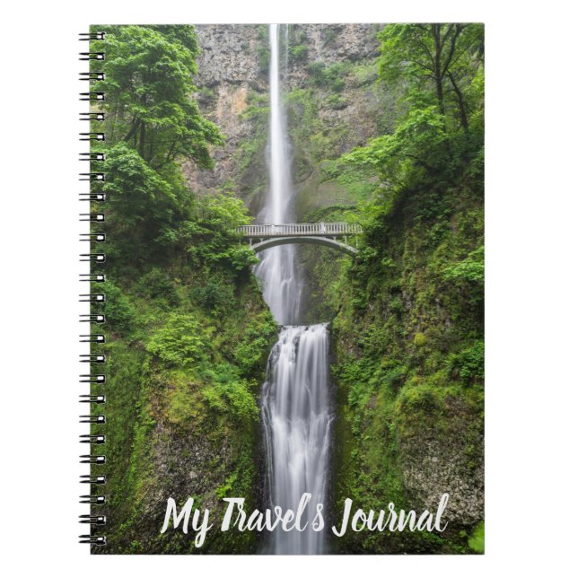 Waterfalls In The Forest Notebook (Front)