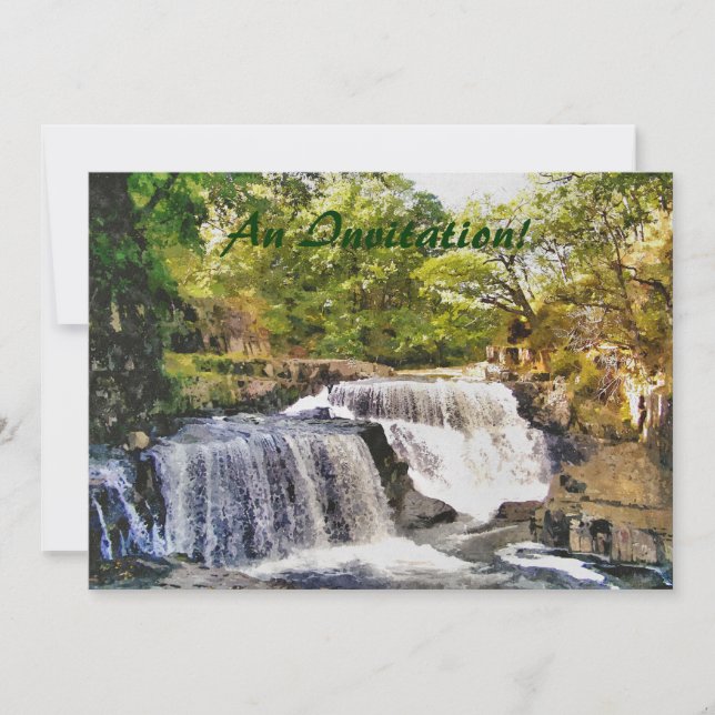 WATERFALLS INVITATION (Front)