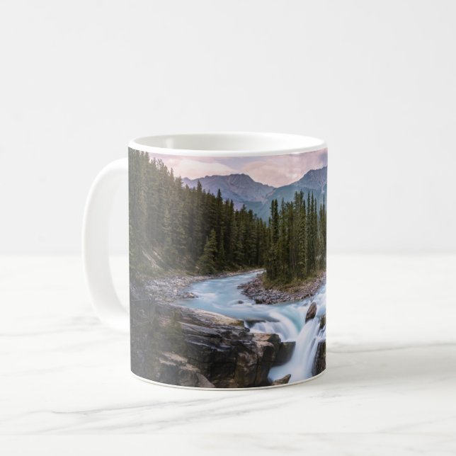 Waterfalls | Jasper National Park, Canada Coffee Mug (Front Left)