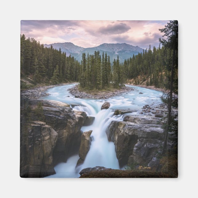 Waterfalls | Jasper National Park, Canada Magnet (Front)