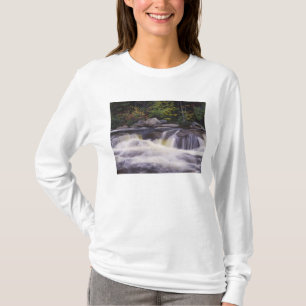 Waterfalls, Kancamagus Highway, White T-Shirt