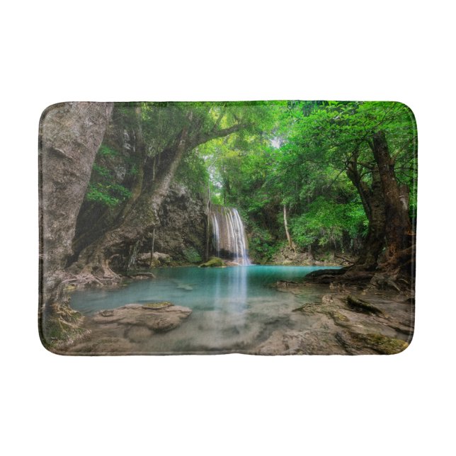 Waterfalls | Kanchanaburi, Thailand Bath Mat (Front)