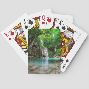 Waterfalls   Kanchanaburi, Thailand Poker Cards
