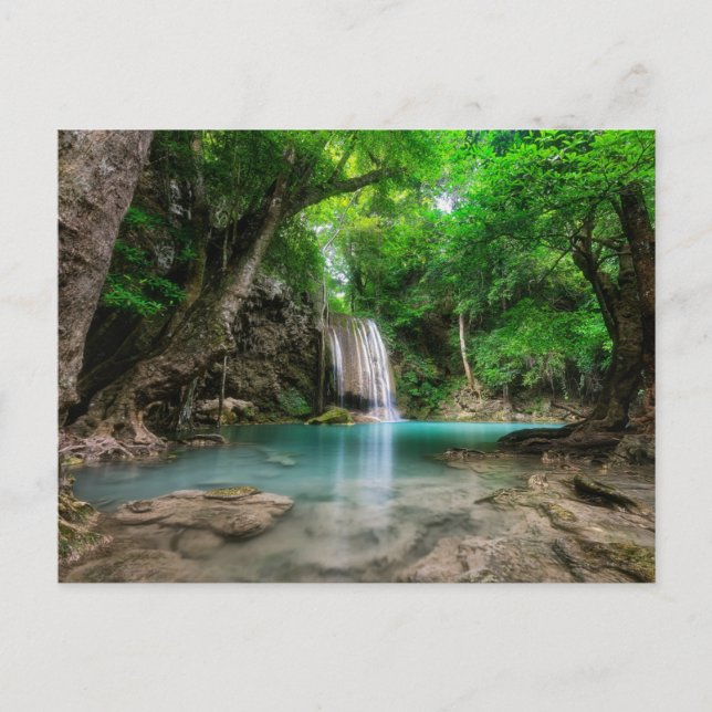 Waterfalls | Kanchanaburi, Thailand Postcard (Front)