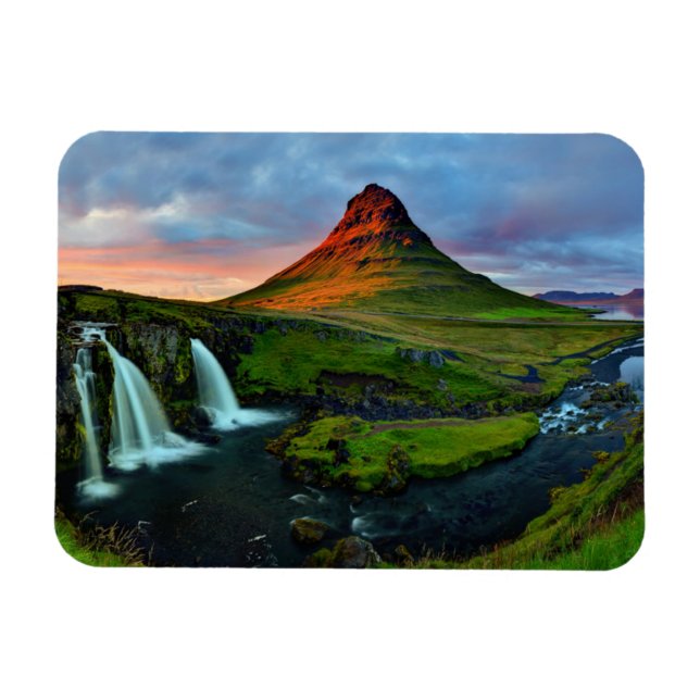 Waterfalls | Kirkjufell, Iceland Magnet (Horizontal)