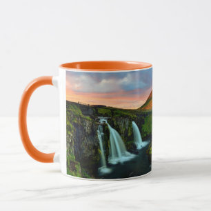 Waterfalls Kirkjufell, Iceland Mug