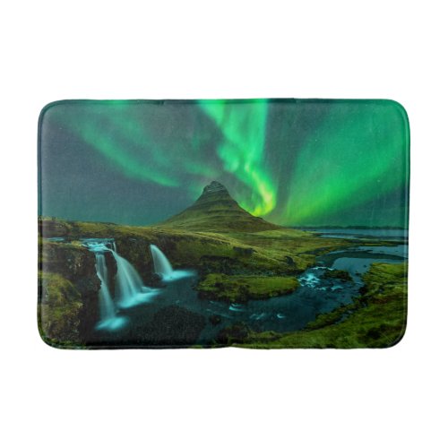 Waterfalls  Kirkjufellfoss Waterfall Iceland Bath Mat