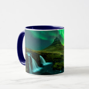 Waterfalls Kirkjufellfoss Waterfall, Iceland Mug