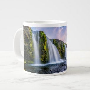 Waterfalls   Kirkjufellsfoss, Iceland Giant Coffee Mug