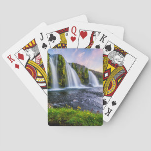 Waterfalls Kirkjufellsfoss, Iceland Poker Cards