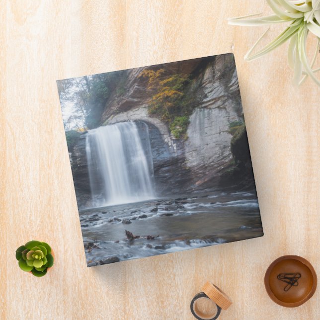 Waterfalls | Looking Glass Waterfalls 3 Ring Binder (In Situ)