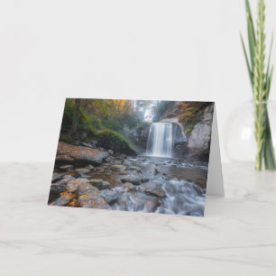 Waterfalls   Looking Glass Waterfalls Card