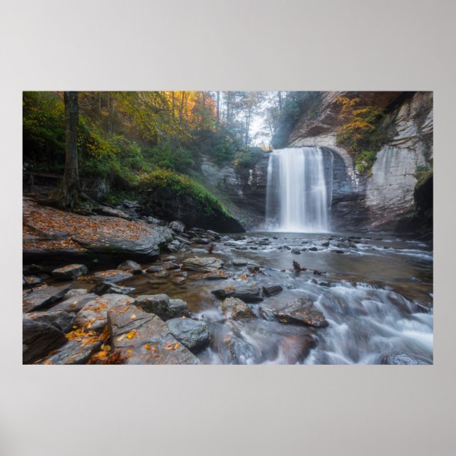 Waterfalls | Looking Glass Waterfalls Poster (Front)