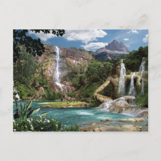 Waterfalls Mountain - Postkarte Postcard