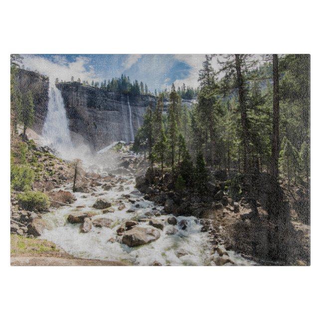 Waterfalls | Nevada Fall, Yosemite, CA Cutting Board (Front)