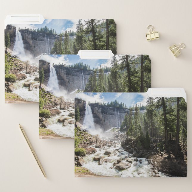 Waterfalls | Nevada Fall, Yosemite, CA File Folder (Set)