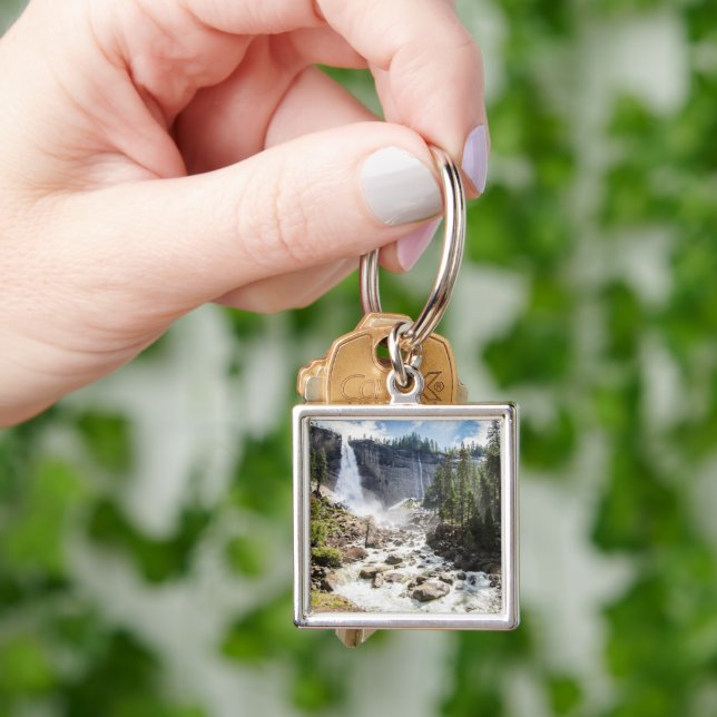 Waterfalls | Nevada Fall, Yosemite, CA Keychain (Hand)