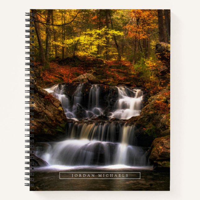 Waterfalls | New England Connecticut Notebook (Front)